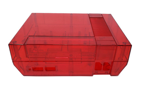 Nintendo NES Replacement Console Shell - Clear Red