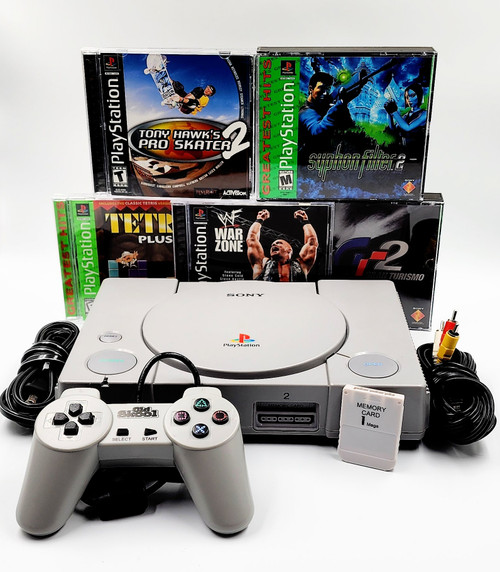 Playstation 1 Console & Games Bundle