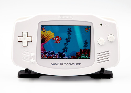 GameBoy Advance OEM LCD Upgraded System - White Out