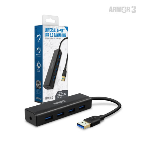 Universal 4-Port USB 3.0 Gaming Hub - Armor3