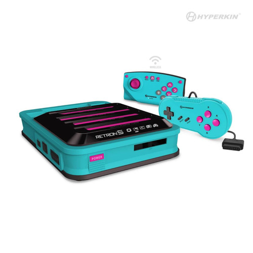 Hyperkin RetroN 5 (Hyper Beach}: HD Gaming Console for Game Boy Advance/ Game Boy Color/ Game Boy/ Super NES/ NES/ Super Famicom/ Famicom/ Genesis/ Mega Drive/ Sega