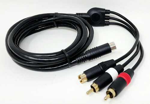 Double Shielded S-Video (Y/C) Cable for Sega Saturn - Insurrection Industries