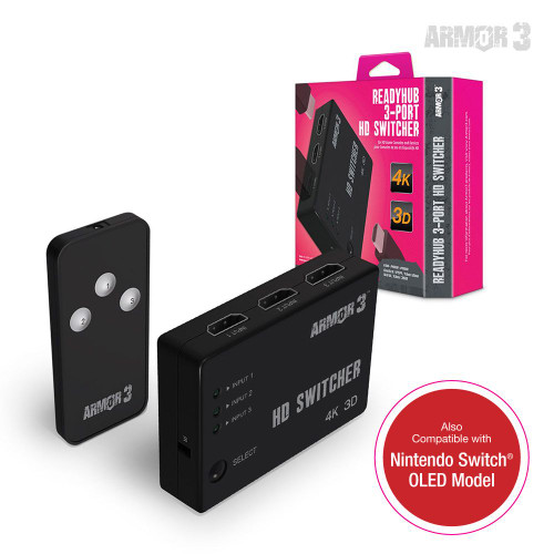 ReadyHub 3-Port HD Switcher - Armor3