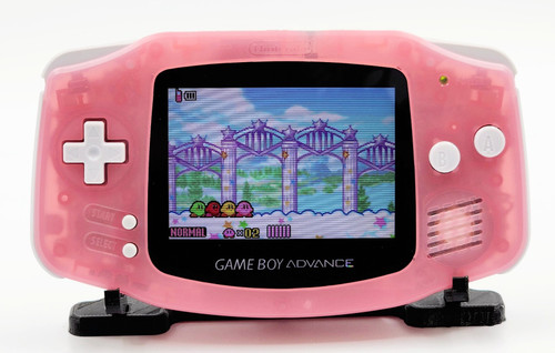 GameBoy Advance OEM LCD Upgraded System - Pink Nightmare