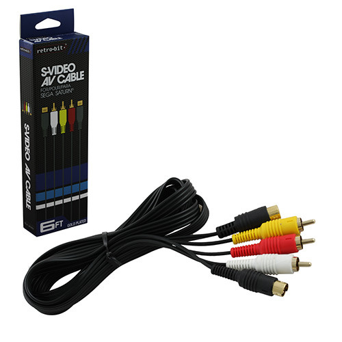 S-video AV Cable for Sega Saturn - Retro-Bit