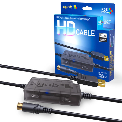 RGB+ HD Link Cable for Sega Saturn - XYAB