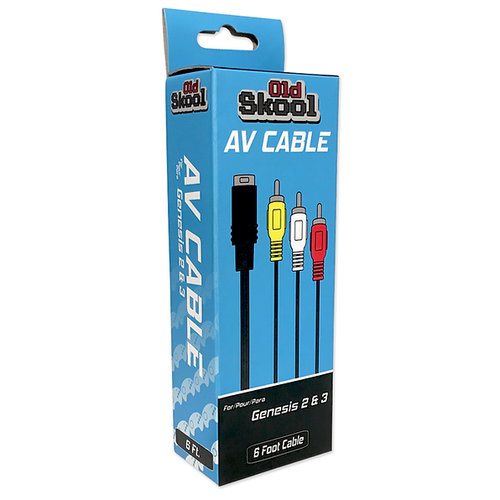 AV Cable for Sega Genesis Model 2, Sega CD, and 32X - Old Skool