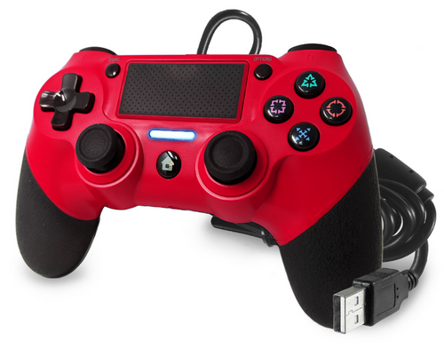 DOUBLE-SHOCK 4 Wired Controller for PS4 - Scarlet Red